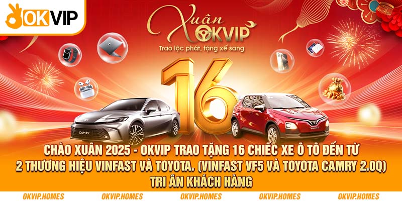 XUÂN OKVIP TRAO LỘC PHÁT, TẶNG XẾ SANG